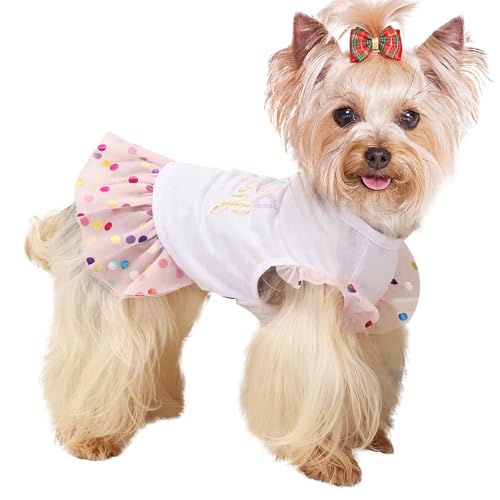 Hundesommerkleid für Hunde, Rosa, Größe XL von Yikeyo