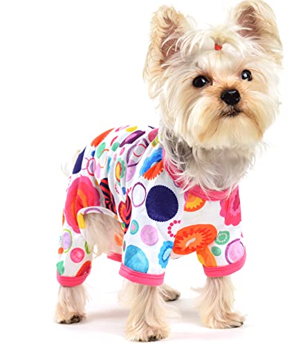 Hunde-Pyjama für kleine Hunde, weicher, dünner Schlafanzug, Jammies, Katze, Hund, Sommer, Haustier, niedlich, Welpen, Kleidung, Outfits für Hunde, Jungen und Mädchen von Yikeyo