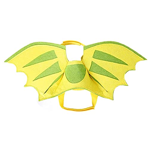 Yililay Welpen- und Katzenzubehör Dragon Flügel für Hunde Hund Halloween Kostüme für Hunde Lustige Katzenhund Kostüm Flügel, Haustierflügel Halloween Hund Dinosaurier Flügel für Katzen kleine Hunde von Yililay