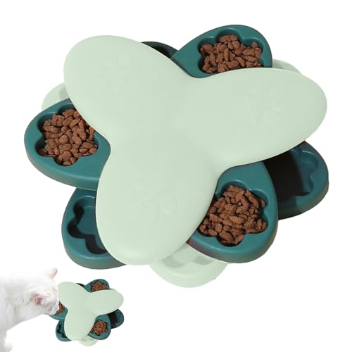 Yiohejy Hunde-Puzzle-Futterspender Spielzeug | Interaktiver drehbarer Hundefutterspender Schüssel | Geistige Stimulationsspiele, Bereicherung Welpenspielzeug für kleine, mittelgroße und große Welpen Yiohejy Hunde-Puzzle-Futterspender Spielzeug | Interaktiver drehbarer Hundefutterspender Schüssel | Geistige Stimulationsspiele, Bereicherung Welpenspielzeug für kleine, mittelgroße und große Welpen von Yiohejy