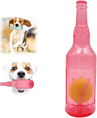 Yiokii Crunchnplay Flaschenspielzeug Hundespielzeug Wasserflasche Cruncher, Wasserflasche Hundespielzeug, Flasche Kauspielzeug für Hunde Plastikflasche Spielzeug für Hunde, Hundespielzeug von Yiokii