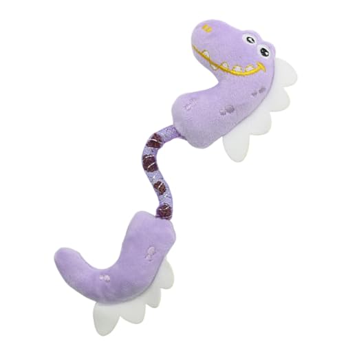 Yiurse Cat Stick Toy Plush - Spring Dinosaur Design Cat Chew Sticks For Teeth | Bissfest Soft Cat Tething Toy, Kitten Grinding Teeth Doll von Yiurse