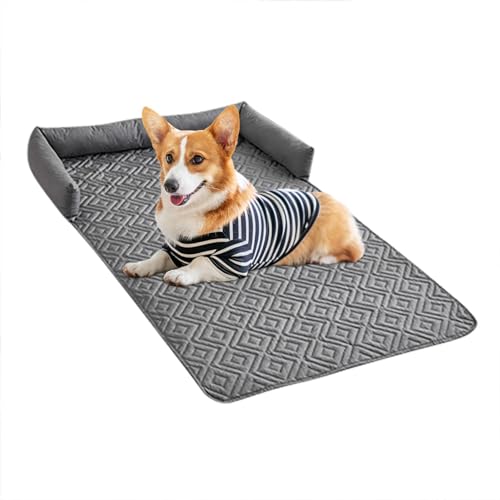 Yiurse Couchschutz für Hunde | wasserdichte Hunde- und Katzenbettmatte | rutschfeste Haustier-Couchbezüge | waschbare Haustiermöbelbezüge Sofa Haustierbett Matte für Wohnmöbel Sofa Bett von Yiurse