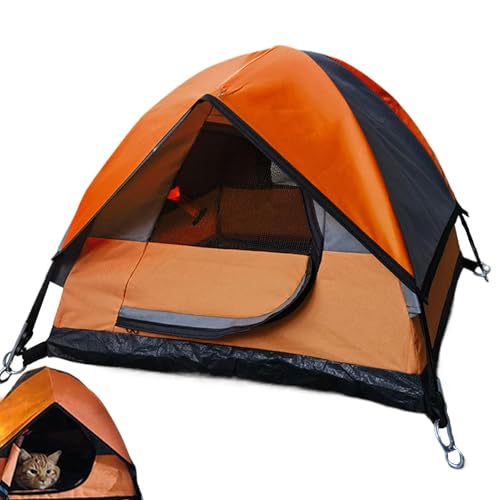 Yiurse Katzenbett Zelt - Kleines Outdoor-Haus Campingzelt für Haustiere | Wasserdichtes Outdoor-Spielzelt Haus für Hunde, kleine Haustiere, Welpen von Yiurse