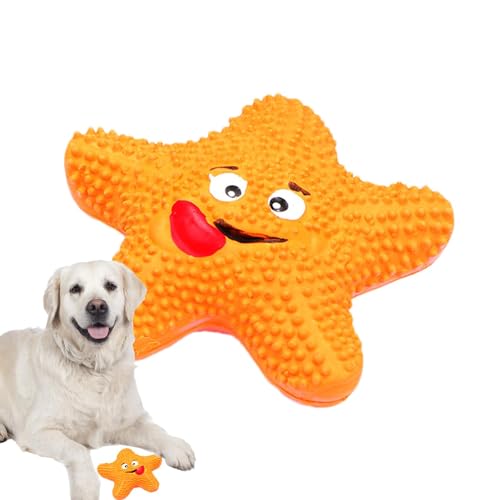 Yiurse Quietschendes Zahnreinigungsspielzeug für Hunde, Zahnspielzeug für Welpen,Welpen-Beißring-Spielzeug, interaktives Haustier-Kauspielzeug | Bissfestes, lustiges Kauspielzeug für Welpen, geeignet von Yiurse