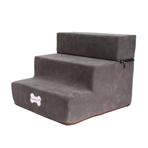 Yjkedfh Faltbare Hundetreppe | Treppe Für Hunde, Um Ins Bett Zu Gelangen - Abnehmbares 3 Stufen Haustier Kletterwerkzeug Mit Abnehmbarer Abdeckung Yjkedfh Faltbare Hundetreppe | Treppe Für Hunde, Um Ins Bett Zu Gelangen - Abnehmbares 3 Stufen Haustier Kletterwerkzeug Mit Abnehmbarer Abdeckung von Yjkedfh