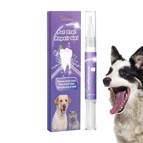 Yjkedfh Hunde Oral Repair Gel Gel | Atemerfrischer Für Haustiere | Hunde Zahnsteinentferner Mundgeruch Hund Beseitigen Sie Verbessert Mundgesundheit Von Haustieren von Yjkedfh