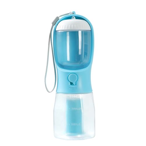 Haustier-Wasserflasche, tragbar, 3-in-1-Hunde-Wasserflasche, multifunktionaler Haustier-Wasserflaschenspender für Hunde, Katzen, Kaninchen, Welpen und andere Haustiere zum Spazierengehen, Wandern, von Ylaptew