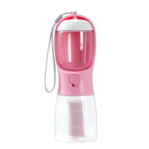 Haustier-Wasserflasche, tragbar, 3-in-1-Hunde-Wasserflasche, multifunktionaler Haustier-Wasserflaschenspender für Hunde, Katzen, Kaninchen, Welpen und andere Haustiere zum Spazierengehen, Wandern, von Ylaptew