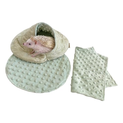 Ymid Select Kuschelsack, Schlafsack, Höhle für Igel, Zuckergleiter, Hamster, Ratten, andere Kleintierbetten mit Flanelldecke von Ymid Select