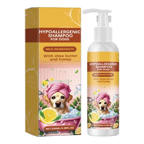 Beruhigendes Hundeshampoo, Haustiershampoo - Ölkontrollierendes Katzenshampoo | Pet Supplies Shampoo für Katzen, Kätzchen, Kaninchen, Chinchillas von Ynnhik