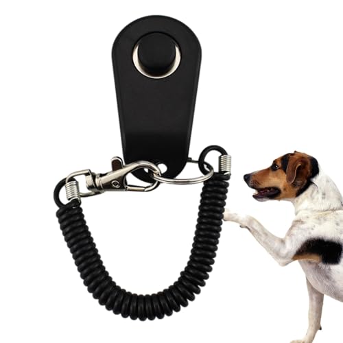 Haustier-Trainings-Clicker – Welpen-Trainings-Clicker, leichter Hunde-Clicker | Tragbares Clicker-Tool, die besten Clicker, die beim Welpentraining helfen, Haustier-Trainings-Clicker für Hundetraining von Ynnhik