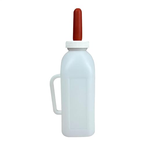 Kälberflasche, Babyziegenflasche, Kälberflasche Lammflasche - Stillflaschen für Kälber, Lamm-Futterflasche, Milchflasche, Ziegenflasche mit weichem Nippel von Ynnhik