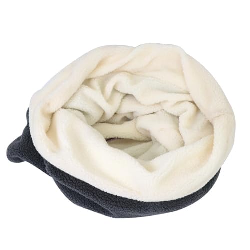 Ynnhik Katzenschlafsack - Ultra Soft Polars Fleece Hundebett Selbstwärmende Katzenbettmatte, Pet Mat Selbstwärmender Kissensack für Katzen und kleine Hunde, überdachtes Katzenbett für Hauskatzen von Ynnhik