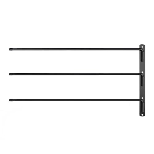 Ynnhik Pferdedecke Rack - Deckenlagerhalter, Stall -Tack -Organizer | 180 Grad Swing -Out -Design, Hochleistungs -Wandregal, Einstellbar von Ynnhik