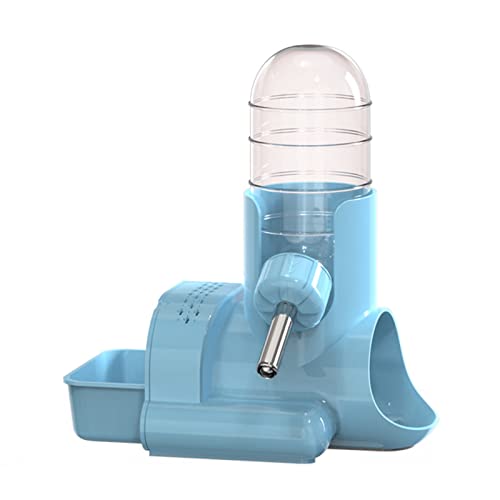 Yokawe Hamster Feeder Rutschfester 3-in-1 Haustiertränke mit Dichtungsring Haustierbedarf Blau von Yokawe