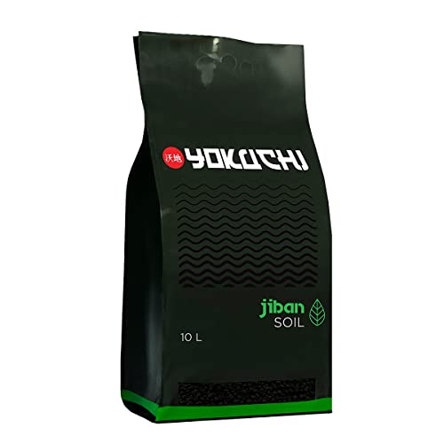 Yokuchi Jiban Soil- natürlicher Nährstoffbodengrund für Aquarium, Süßwasseraquarium, Schwarzes Substrat für Pflanzenaquarien (10 l) von Yokuchi