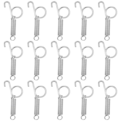 15 Stück Haustier-Türriegel Metall Federriegel Geeignet für Vogelkäfig Kaninchen Katze Hund Kistenschloss Multifunktions-Haustiertürzubehör Fangzubehör mit Schlosshaken 15 Stück Haustier-Türriegel Metall Federriegel Geeignet für Vogelkäfig Kaninchen Katze Hund Kistenschloss Multifunktions-Haustiertürzubehör Fangzubehör mit Schlosshaken von Yolev