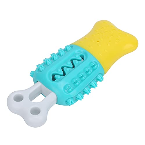 Yomiyuyr EIS am Stiel-Hundespielzeug, multifunktionales Zahnungs- und Kühlspielzeug für Welpen, eingefrorene Knochen für Hundespaß und Mundpflege, 6,7 x 2,8 Zoll (Lake Blue) von Yomiyuyr