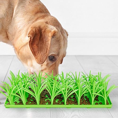 Yonuaret Schnüffelteppich Für Hunde Silikon Grasmatte Für Katzen Intelligenzspielzeug Futter Matte Für Katzen Katzen Grasmatte Für Hauskatzen Schnüffelmatte Für Hunde Riechen Trainieren Futtermatte von Yonuaret