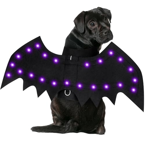 Yoochee Halloween-Hundekostüm, Schwarz, Größe L von Yoochee