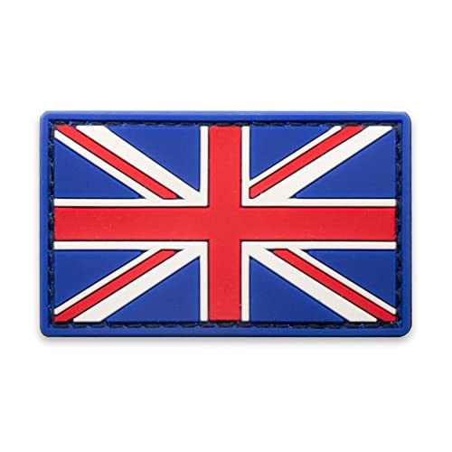 YoothBro Aufnäher mit britischer Union Jack-Flagge, PVC-Gummi von YoothBro