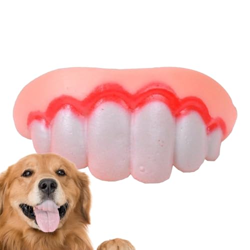Fake Dog Teeth, Zahnersatz Für Hunde, Zahnspangen Für Hunde, Funny Fake Teeth for Dogs, Lustige Zahnprothesen Für Hunde, Hundespielzeug Zähne Lustig, Künstliche Zähne Für Hunde, Haustier, gerade von Yorajuy