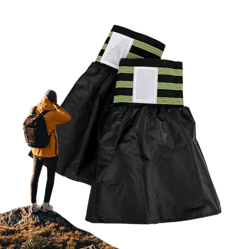 Yorajuy Paar Low Trail Gamaschen, Wandern Wasserdicht Gamaschen, Unisex Gamaschen Trail Gaiters, Leichte wasserdichte Knöchelgamaschen Für Outdoor, Laufen,Trailrunning, Wandern von Yorajuy