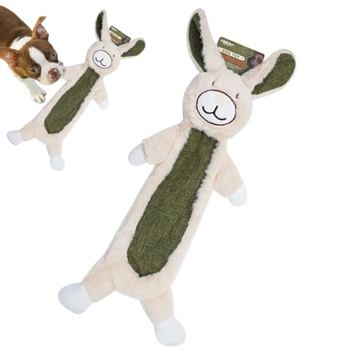 Yorajuy Quietschspielzeug für Hunde, Plüschspielzeug für Hunde | Beißring-Kauspielzeug - Welpenzubehör mit Geräusch, nicht gefülltes Plüsch-Kauspielzeug zum Zahnen von Welpen für Welpen mittlerer und von Yorajuy
