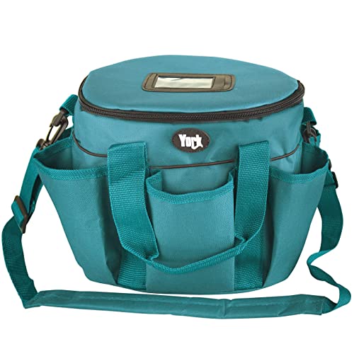 York Putztasche mit Deckel für Pferd (meeresblau) von York Fitness