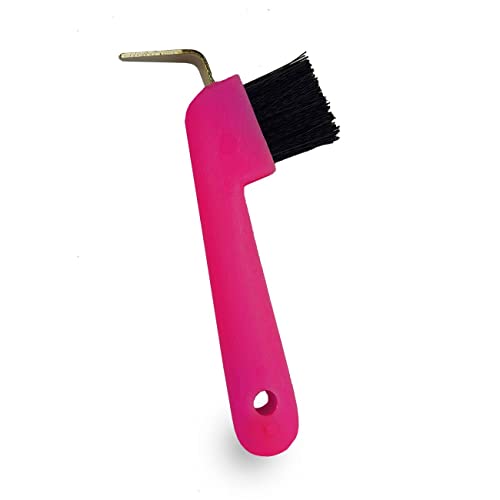 York Hufkratzer für Pferde Standard Grooming Tools Pferdehufkratzer (Fuchsia) von York