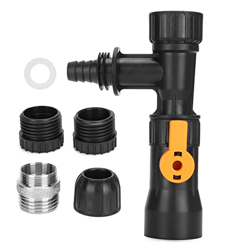 Yosoo Health Gear Ersatz für Aquarium-Wasserwechsler, Düsen, Pumpenhahn mit 2 Adaptern, Adapter, Durchflussregelventil, Steckverbinderteile von Yosoo Health Gear