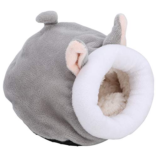 Yosoo Health Gear Hamsterbett, Bettzubehör für Hamster, Meerschweinchen, Chinchilla, Frettchen, Ratten, Rennmäuse, Eichhörnchen, Haustiere, kleine Tiere (graues Baby) von Yosoo Health Gear