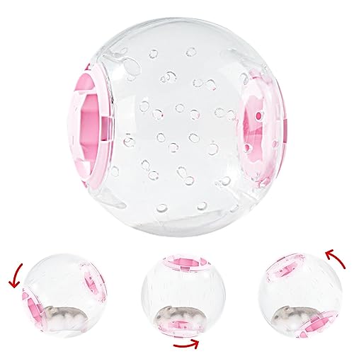 Hamsterball 7 Zoll | Niedliches Hamsterspielzeug für Kleintiere, Kugelrad, Hamster, leise und atmungsaktiv, 7 Zoll, Kugel, Hamster, , Rennkugel, transparent, 7 Youding von Youding