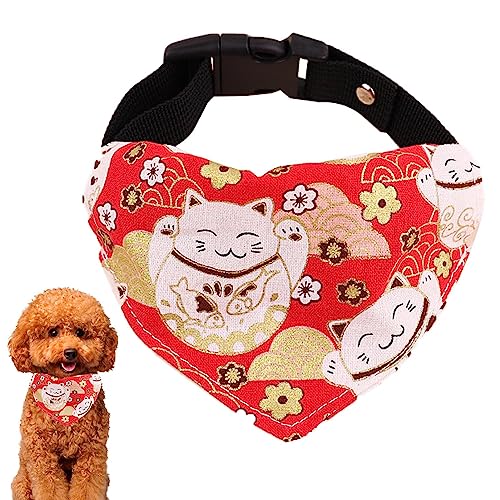 Schal für Haustiere | verstellbares Bandana für Welpen | Deko-Schals Zubehör für Hunde, Welpen, Katzen, Kätzchen, Halloween Youding von Youding