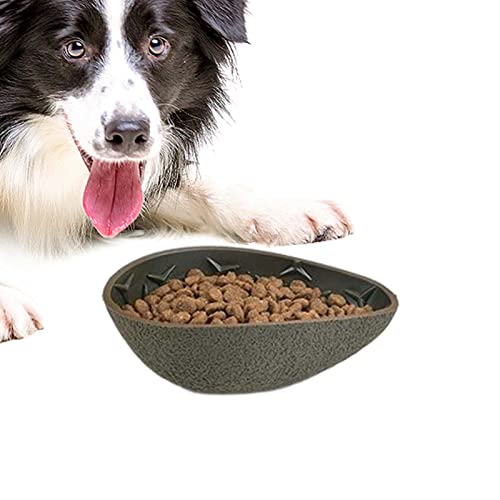 Youding Schüssel mit Puzzlemotiv für Hunde, Schüssel aus Fruit Slow Feeder | langsamere Fütterungsschalen für Haustiere, interaktive Trainingsplatte, um die von Youding