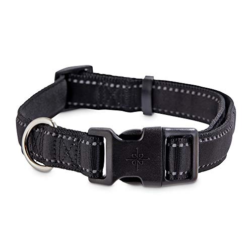 Youly Reflektierendes Hundehalsband, Schwarz, Größe L von Youly