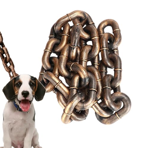 Hundeleine Kette Lustige Kettenhundeleinen, PVC Kettenleinen Für Große Hunde | 2M/6,56 Ft Schleppleine Für Hunde Hundeleine | Stoßdämpfende Hundeleine. Hundetrainingsleinen Für Alle Arten Von Hunden von Youngwier