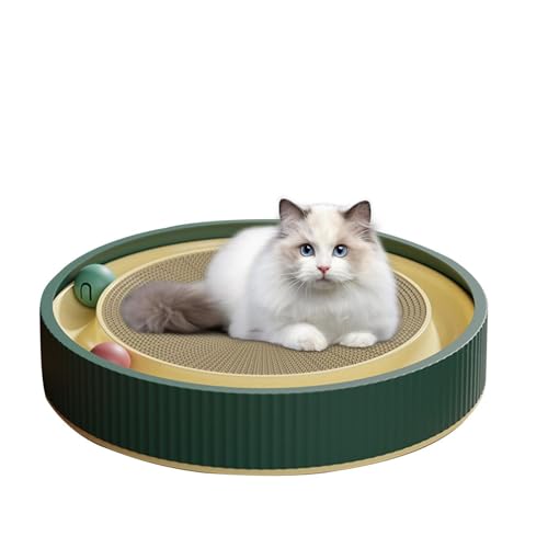 Youngwier Katzen-Kratzunterlage | Katzenspielzeug Roller Scratcher Pad - Katzen-Kugelbahn zum Jagen der Jagd, geistiges körperliches Übungspuzzle, interaktives Katzenspielzeug für Innenkatzen Youngwier Katzen-Kratzunterlage | Katzenspielzeug Roller Scratcher Pad - Katzen-Kugelbahn zum Jagen der Jagd, geistiges körperliches Übungspuzzle, interaktives Katzenspielzeug für Innenkatzen von Youngwier