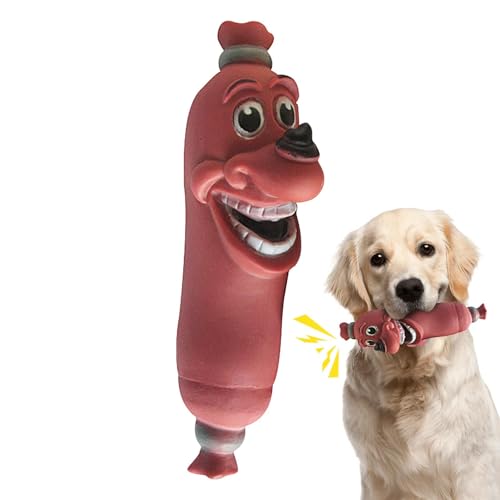 Youngwier Kauspielzeug für Hunde, quietschendes interaktives Hundespielzeug | Robuster und langlebiger Zahnstift | Robustes, langlebiges, interaktives Hundespielzeug für kleine, mittelgroße und ße von Youngwier