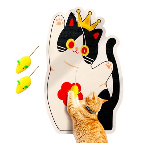 Youngwier Kratzbrett Für Katzen - Klebepads Vertikaler Kratzbereich,Wandmontierbarer Gegen Langeweile Für Wohnungskatzen Schutz Für Teppich Boden Sofa Bett Youngwier Kratzbrett Für Katzen - Klebepads Vertikaler Kratzbereich,Wandmontierbarer Gegen Langeweile Für Wohnungskatzen Schutz Für Teppich Boden Sofa Bett von Youngwier