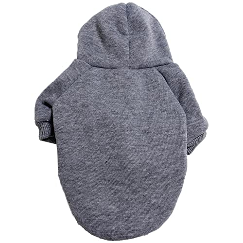 Youning Hund Hoodie Hundekleidung Wintermantel Kapuzen Sweatshirt für Hund Katze Welpe Kapuzenpullover Warmer Winter Hunde Jacke Kapuzenpullis Hundepullover mit Kapuze Haustier Kleidung von Youning