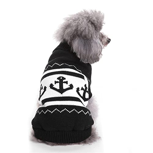 Youning Hund Hundepullover Hundepulli Hundekleidung Haustier Winter Strickpullover Sweater Hund Pullover Weihnachten Pullis Kostüme für Kleinen Großen Hund Katze Warme Hund Winterkleidung von Youning