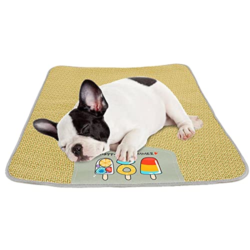 Youpo Kühlkissen für Hunde, Summer Mats Bed Pet Kühlkissen, Tragbar, bequem, atmungsaktiv für kleine, mittelgroße Hunde und Katzen von Youpo