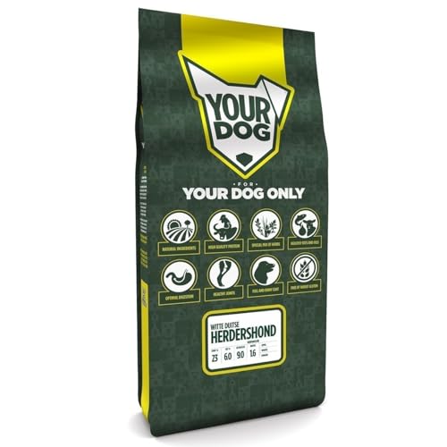 Yourdog weisser Deutscher schÄferhund Senior hundefutter von Yourdog