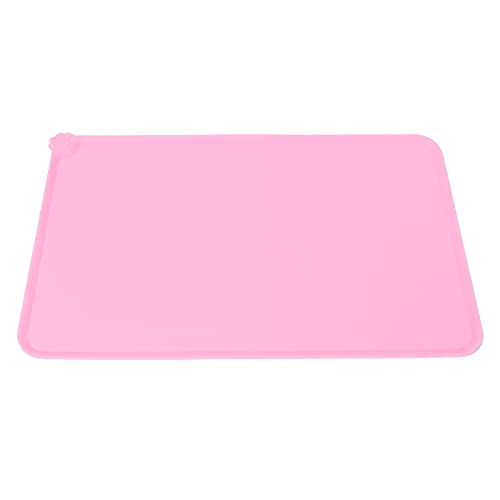 Pet Placemats for Food and Water - Pet Food Pad Silicone Waterproof Non Slip Bowl Drinking Feeding Mat Placemat for Dog Cat (ELINP8gaRJ-11) von Yousiliang