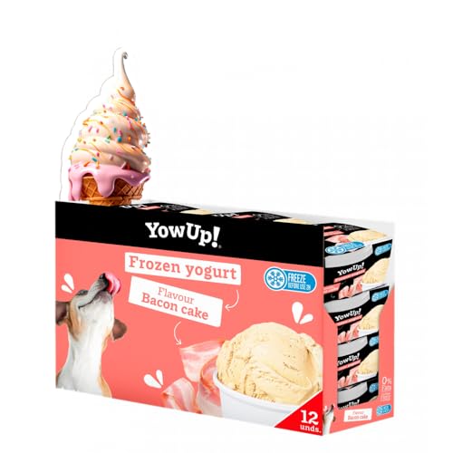 YowUp! Eiscreme für Hunde, Speckgeschmack, 12 Stück, natürlicher und gesunder Snack für Hunde, Laktosefrei, natürlicher Hundesnack, Welpen, erwachsener Hund von YowUp!