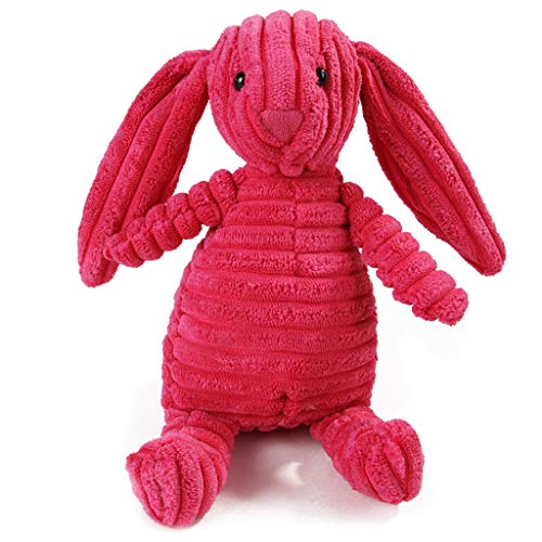 Pet Spielzeug Plüschhunde Vocal Molaren beißen beständiges Spielzeug (M,Pink) von Yowablo