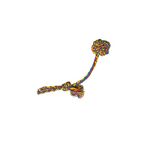 Yowablo Haustier Hund Seil Spielzeug Hund Ball Tug Rope Geschenk zum Spielen Training Kinderkrankheiten (4Teile/Satz,Mehrfarbig) von Yowablo