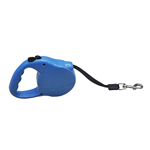 Yowablo Hundeleinen Hunde Kletterseil Hundehalfter Sicherheitsgurt Hunde Haustier Hundegurt Sicherheitsgeschirr Hunde Hundehalsband Kette Katzengarnitur (50cm,1Blau) von Yowablo